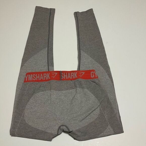 Gymshark Leggings. Medium. Grey with Pink. - Picture 2 of 9